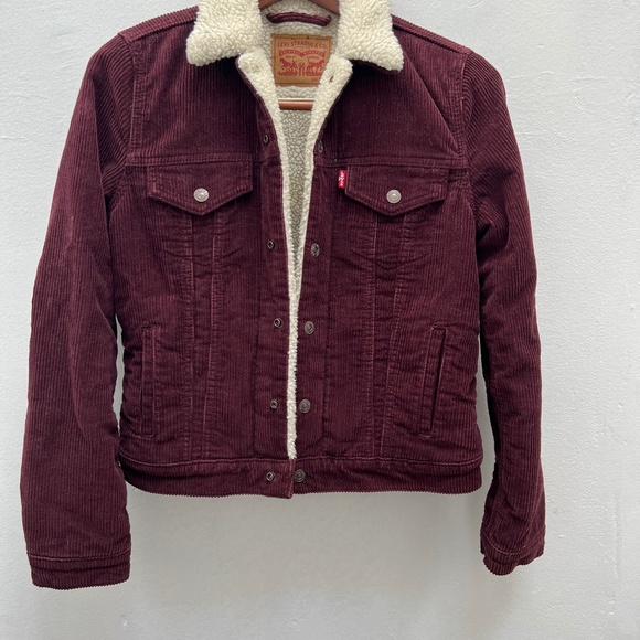 Levi's 90s Sherpa Corduroy Jacket - Picture 1 of 2